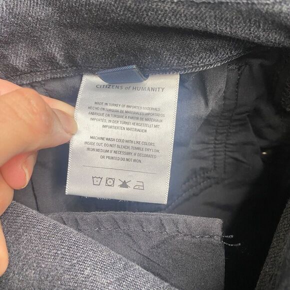 Citizens of Humanity Emerson Mid Rise Relaxed In Black Wash Sz 33 - Picture 10 of 14